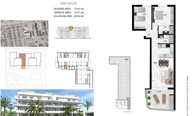 Nouvelle construction - Attique -
Orihuela Costa - Lomas de Cabo Roig