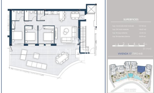 Nieuwbouw Woningen - Apartment -
3409 - pueblo