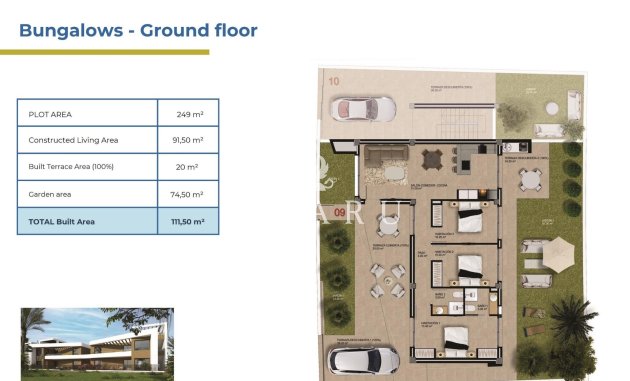 Nieuwbouw Woningen - Bungalow -
Orihuela Costa - La Ciñuelica