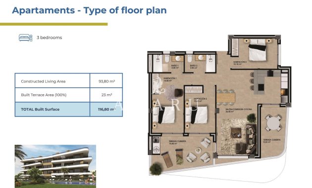 Nieuwbouw Woningen - Apartment -
Orihuela Costa - La Ciñuelica