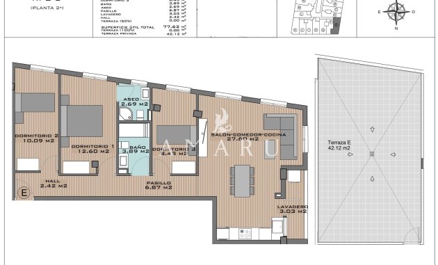 Nieuwbouw Woningen - Penthouse -
Algorfa - Pueblo