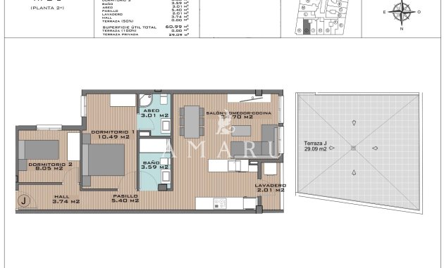 Nieuwbouw Woningen - Penthouse -
Algorfa - Pueblo