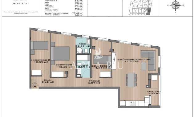 Nieuwbouw Woningen - Apartment -
Algorfa - Pueblo