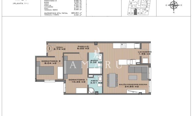 Nieuwbouw Woningen - Apartment -
Algorfa - Pueblo