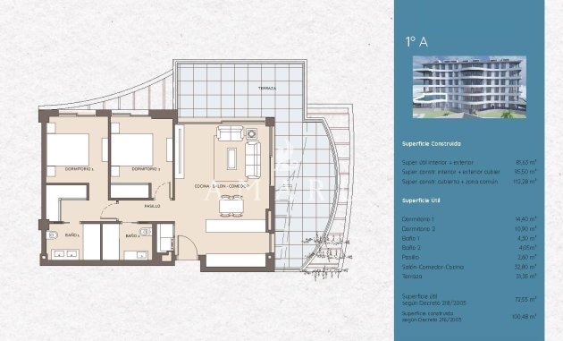 Nieuwbouw Woningen - Apartment -
Benalmádena - Puerto Marina