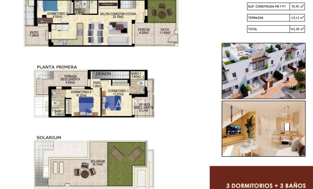 Nieuwbouw Woningen - Town House -
Orihuela - Vistabella Golf