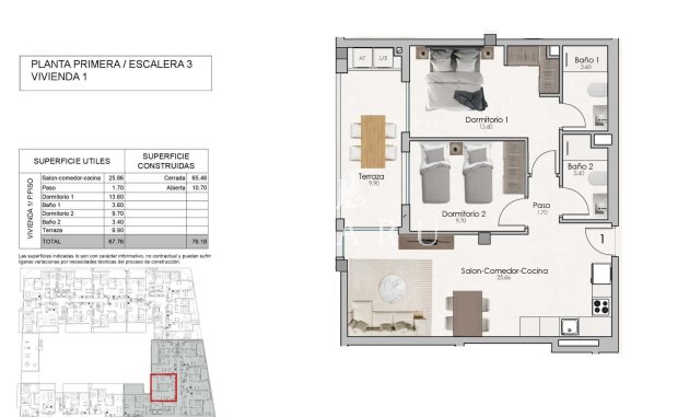 Nieuwbouw Woningen - Apartment -
Santa Pola - Estacion de autobuses