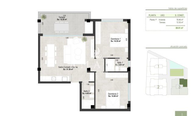 Nieuwbouw Woningen - Apartment -
San Pedro del Pinatar - Centro