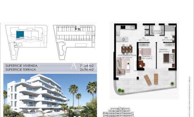 Nieuwbouw Woningen - Apartment -
Pilar de la Horadada - Mil Palmeras