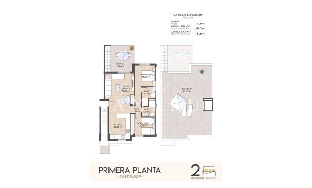 Nieuwbouw Woningen - Bungalow -
San Miguel de Salinas - La Cañada
