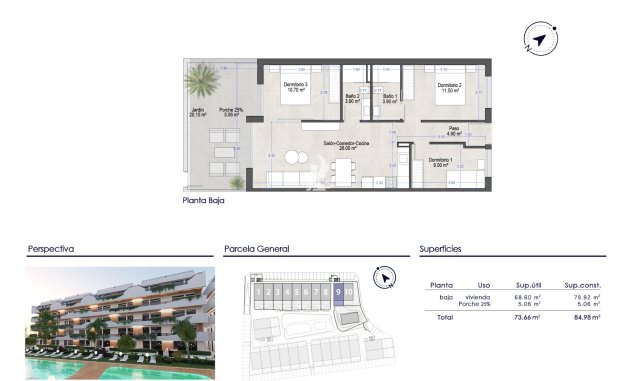 Nieuwbouw Woningen - Apartment -
San Javier - Santiago De La Ribera