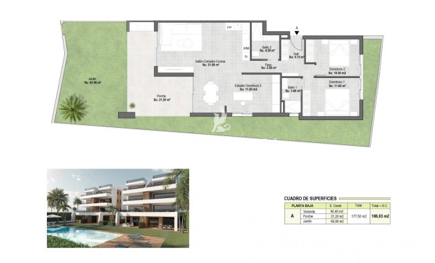 Nieuwbouw Woningen - Apartment -
Alhama De Murcia - Condado De Alhama