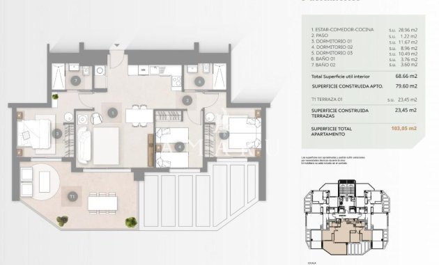 Nieuwbouw Woningen - Apartment -
Calpe - Playa Cantal Roig